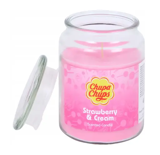 CHUPA CHUPS - SCENTED CANDLE STRAWBERRY & CREAM 510G