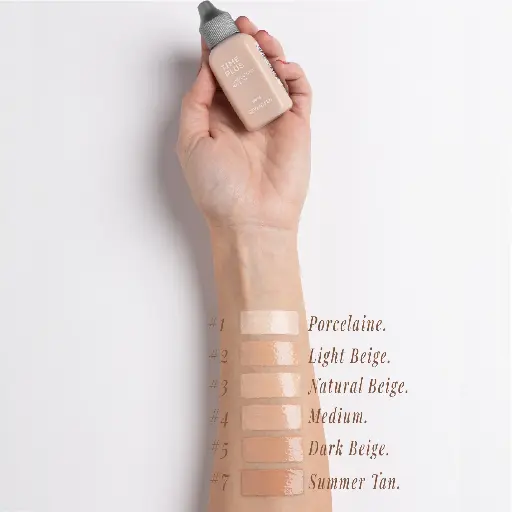 سيفنتين - كريم أساس تايم بلس طويل الثبات بعامل حماية من الشمس درجة 15 حجم 35 مل