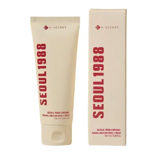 K-SECRET - SEOUL 1988 SNAIL MUCIN 93% & RICE CREAM 100ML