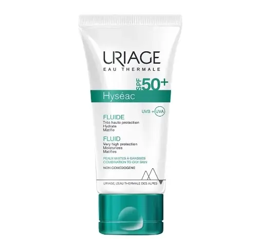 URIAGE - HYSEAC SUN CARE ACNE TREATMENT FLUID VERY HIGH PROTECTION MOISTURIZES SPF50+ 40ML