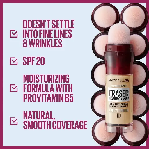 MAYBELLINE - INSTANT AGE REWIND ERASER TREATMENT FOUNDATION 20ML
