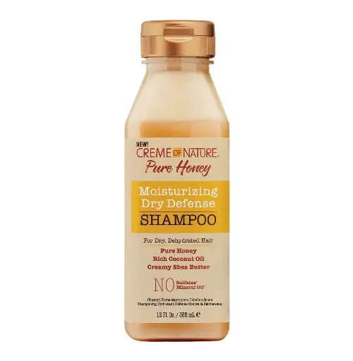 CREME OF NATURE - PURE HONEY MOISTURIZING DRY DEFENSE SHAMPOO 355ML