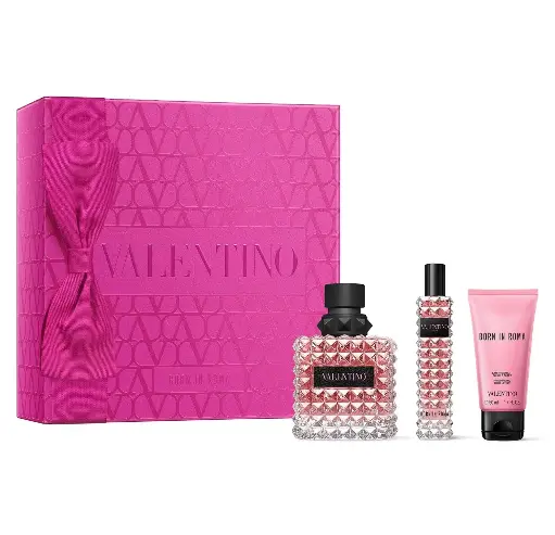 VALENTINO - GIFT SET BORN IN ROMA EDP 100ML + 15ML + LOTION 50ML