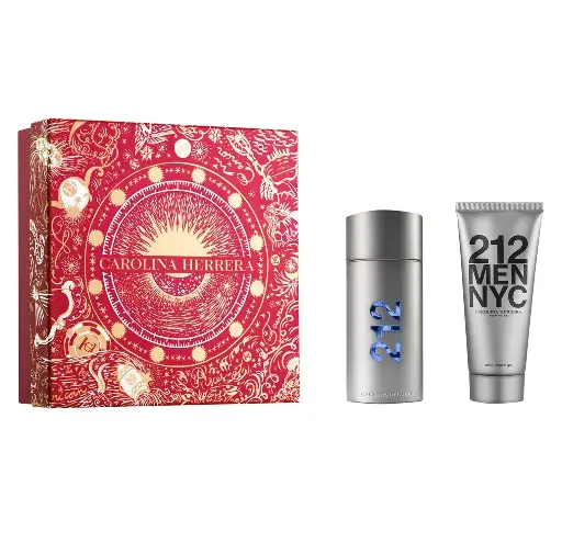 كارولينا هيرريرا - طقم 212 ان واي سي للرجال او دي تي 100 مل + افتر شيف جيل 100 مل