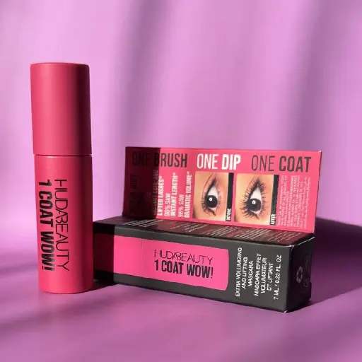 هدى بيوتي - ماسكارا 1 كوت واو! لرفع وتكثيف الرموش 7 مل