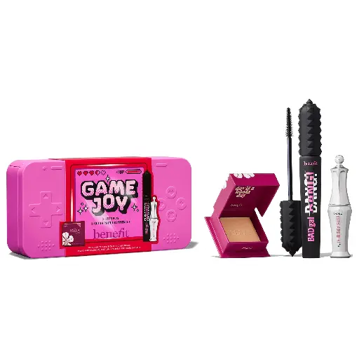 BENEFIT - GAME JOY GIFTSET FULL SIZE MASCARA, MINI BROW SETTER & MINI BRONZER
