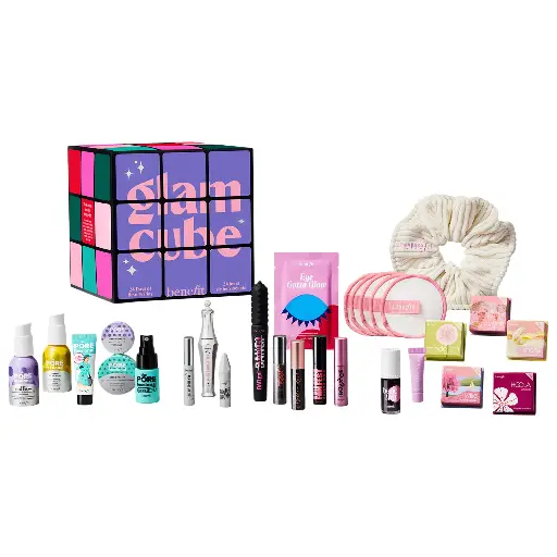 BENEFIT - GLAM CUBE MAKE UP & CARE ADVENT CALENDAR LIMITED EDITION 24PCS