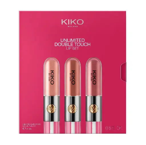 KIKO MILANO - UNLIMITED DOUBLE TOUCH LIPSTICK KIT 3PCS
