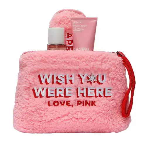 فيكتوريا سيكريت - بينك - وارم & كوزي ذا بيرفكت جيفت طقم هدايا 4 قطع