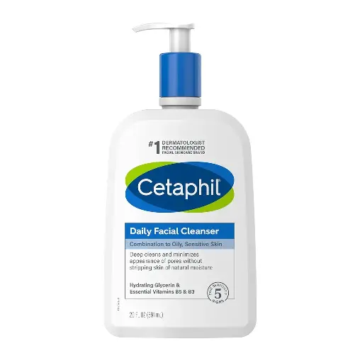 سيتافيل - غسول وجه يومي للبشرة المختلطة إلى الدهنية الحساسة 591 مل