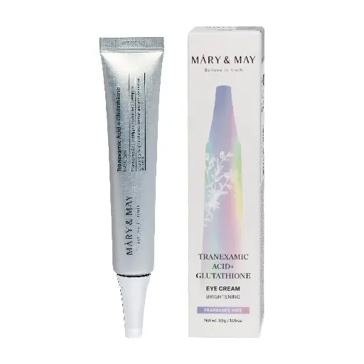 MARY&MAY - TRANEXAMIC ACID+ GLUTATHION EYE CREAM BRIGHTENING 30G