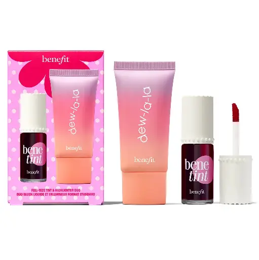 BENEFIT - DUO THE BENETINT LIP TINT & HIGHLIGHTER SET 2PCS