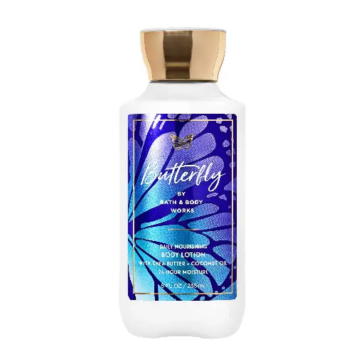 BATH & BODY WORKS - BUTTERFLY 24-HOUR MOISTURE BODY LOTION 236ML