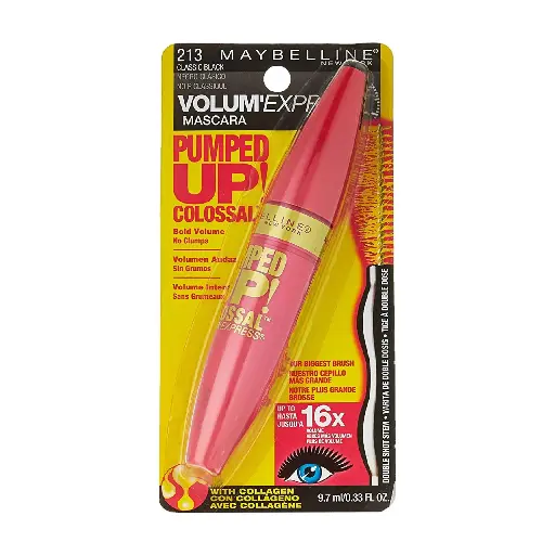 MAYBELLINE - VOLUM' EXPRESS PUMPED UP! COLOSSAL WASHABLE MASCARA 9.7ML