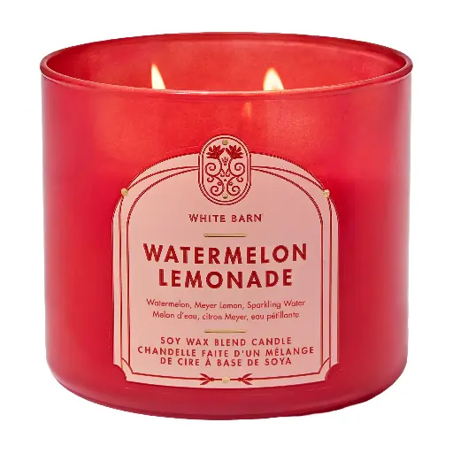 BATH & BODY WORKS - WATERMELON LEMONADE SCENTED CANDLE 411G