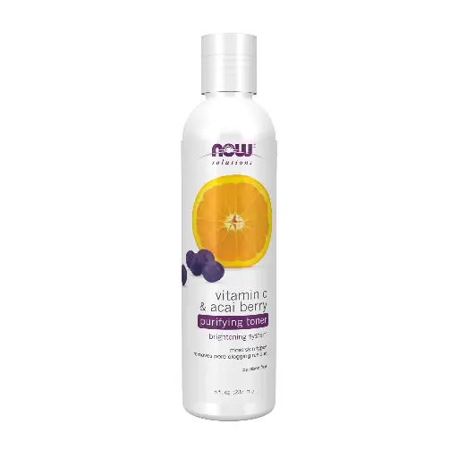 NOW SOLUTION - PURIFYING TONER VITAMIN C & ACAI BERRY 237ML