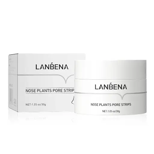 LANBENA - NOSE PORE FACE CLEANSING MASK PLANTS WITH NASAL STRIPS 30G