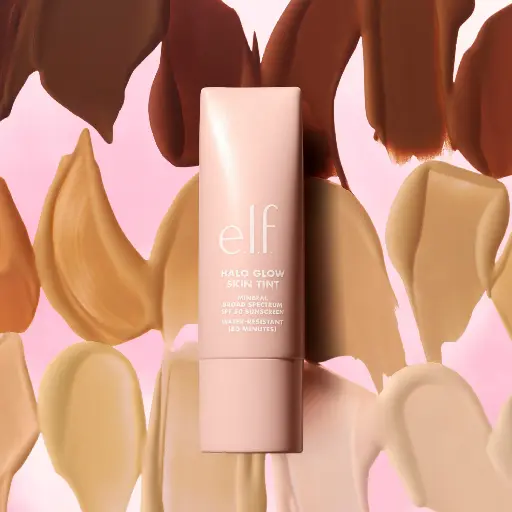 E.L.F - HALO GLOW SKIN TINT LIGHT COVERAGE DEWY FINISH FOUNDATION MINERAL SPF50 - 30ML