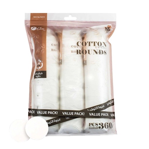 TRIPLE CARE - COTTON ROUNDS 360PCS