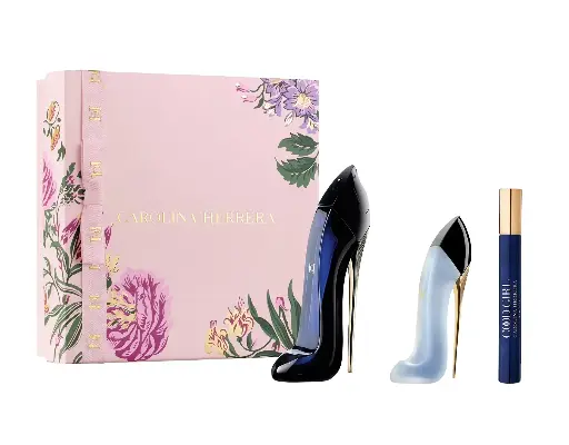 كارولينا هيرريرا - طقم جود جيرل او دي بي 80 مل + 10 مل + معطر شعر 30 مل